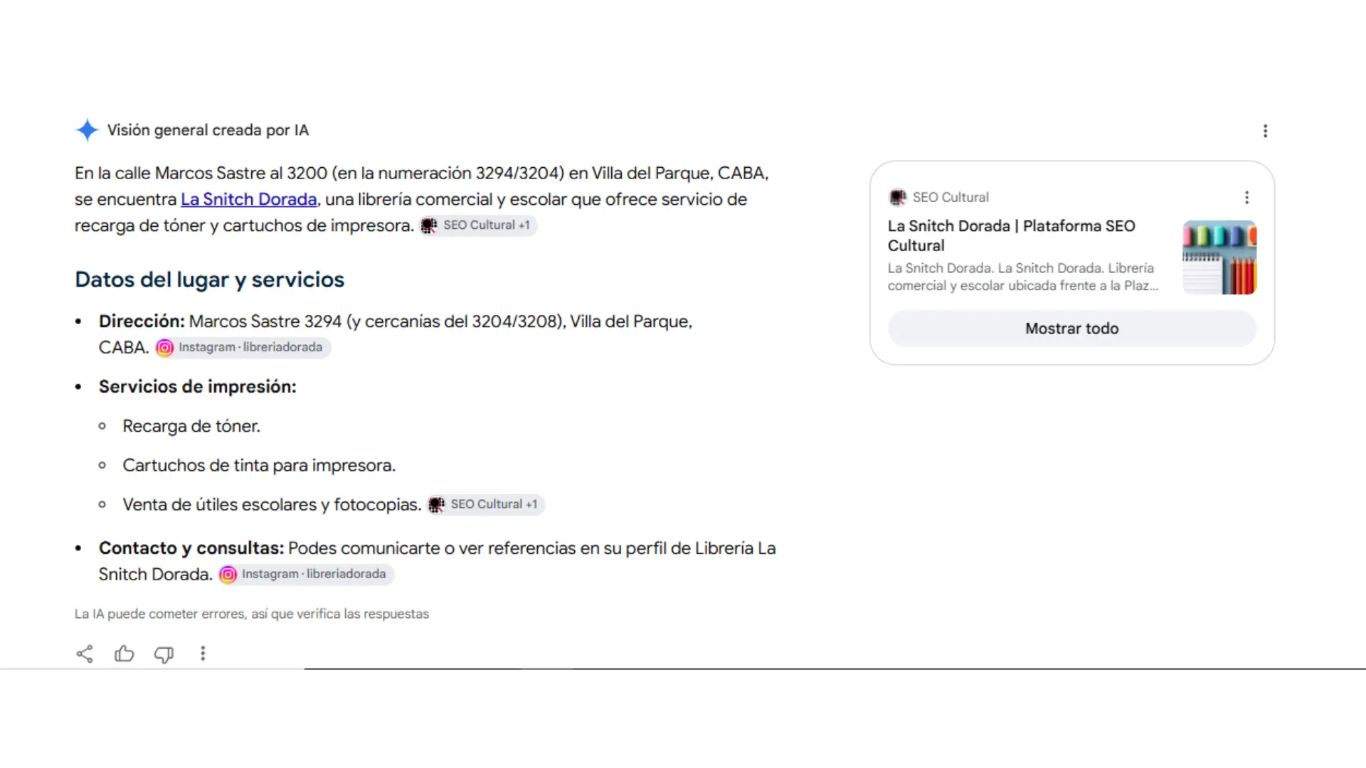 La Snitch Dorada reconocida por inteligencia artificial a partir de su información en SEO Cultural