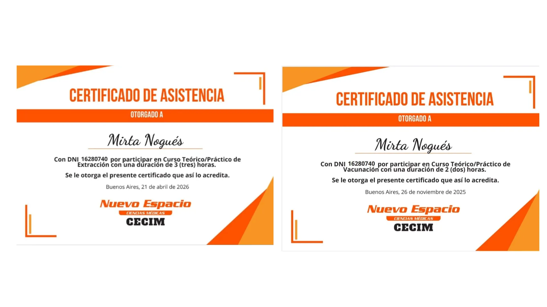 Portada de Nogués Mirta Analía Técnica Superior en Enfermería