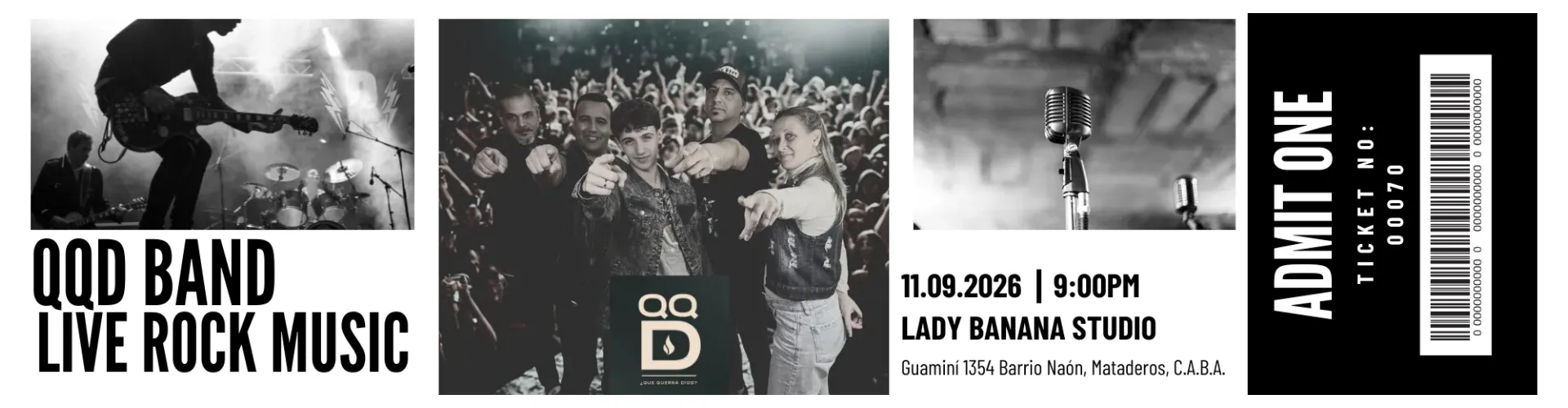 LIVE ROCK SESSION - QQD BAND
